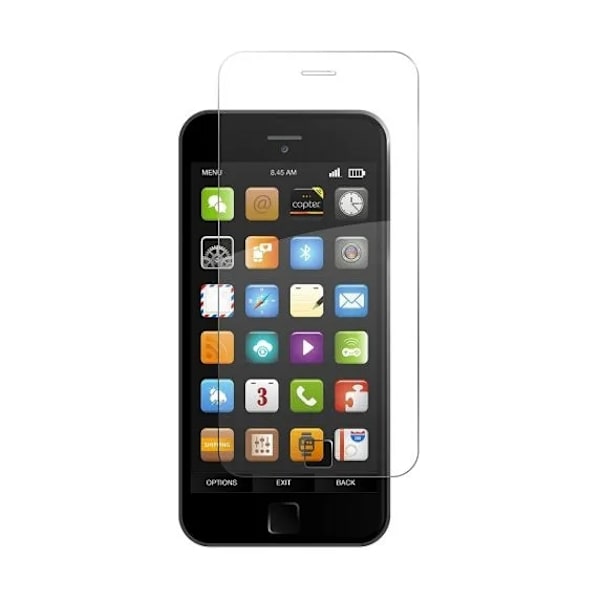 Skärmskydd Copter Exoglass Curved iPhone 7/8 Plus - Vit (5-pack)