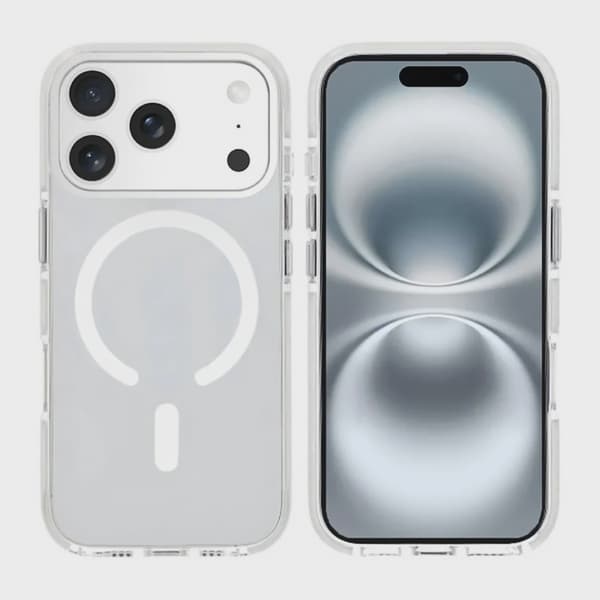 Transparent MagSafe-skal IMD för iPhone 17 Pro Max - Vit