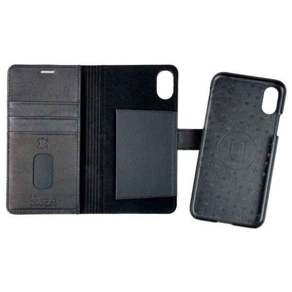 Uunique London 2-i-1 Folio Plus fodral för iPhone X - Svart