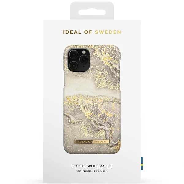 iDeal Fashion Skal iPhone 11 Pro - Sparkle Greige Marble