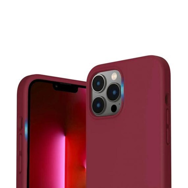 iPhone 14 Pro Silikonskal Rvelon - Röd