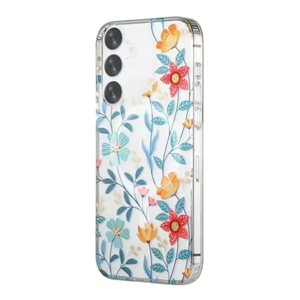 Samsung Galaxy S24 Mobilskal Magnet - Blommor & Kvistar