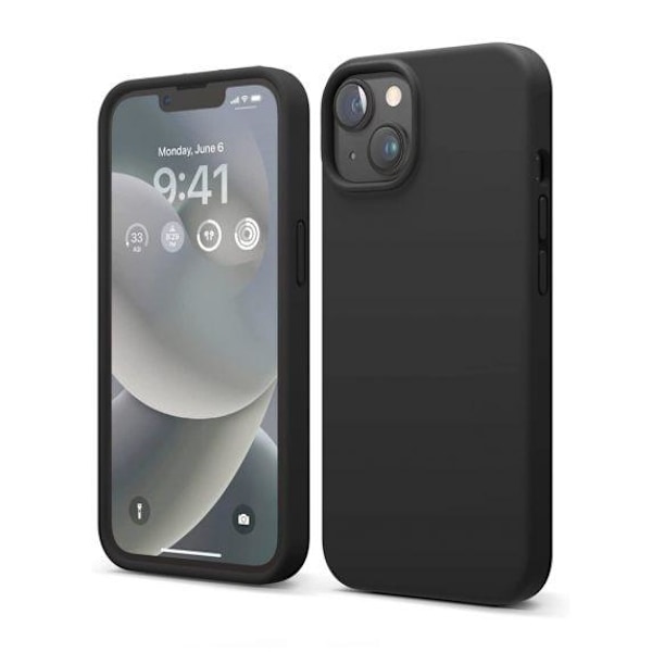 iPhone 15 Plus Silikonskal - Svart