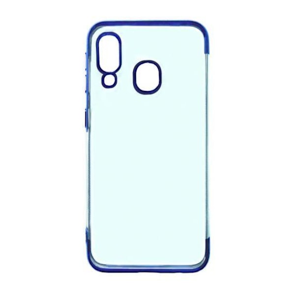Plating Protective Case Blue For Samsung A40