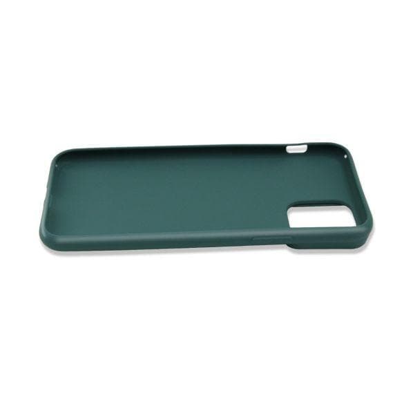 iPhone 11 Soft Silicone Slide Camera Case Protection Shockproof Case Premium Quality Green