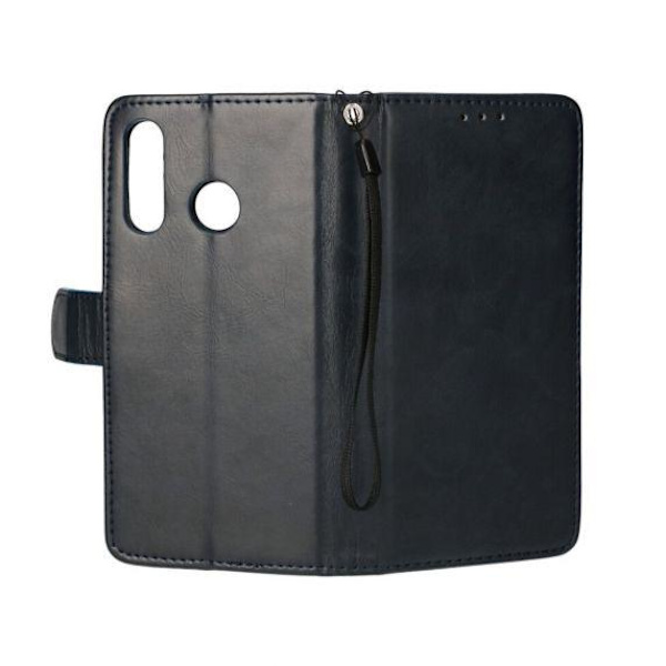 Huawei P30 Lite Flip Stand Leather Wallet Case Blue