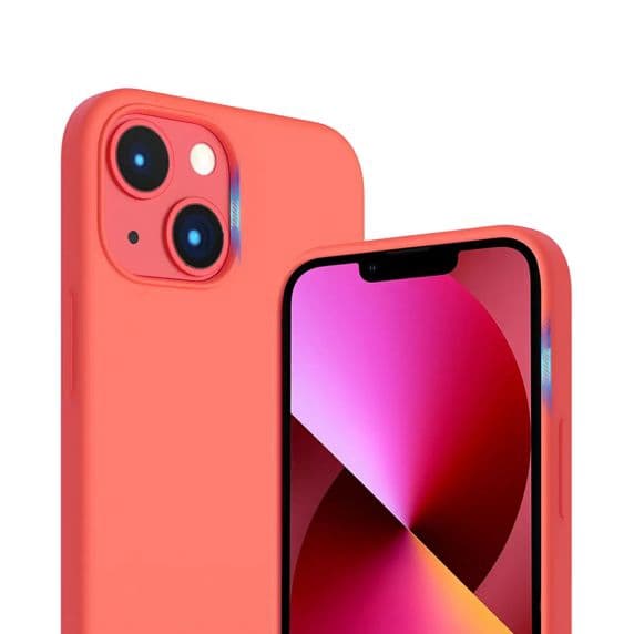 iPhone 13 Skal - Silikon Rosa Rvelon