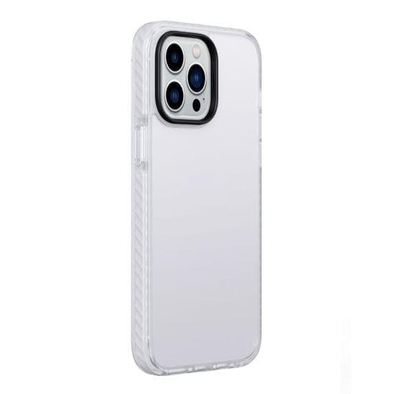 iPhone 14 Pro Stöttåligt TPU Mobilskal - Vit
