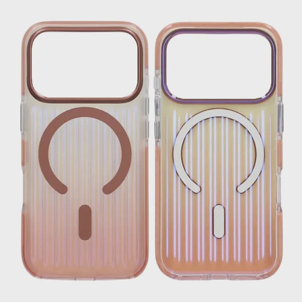 Korrugerat MagSafe-skal för iPhone 17 Pro Max - Roséguld