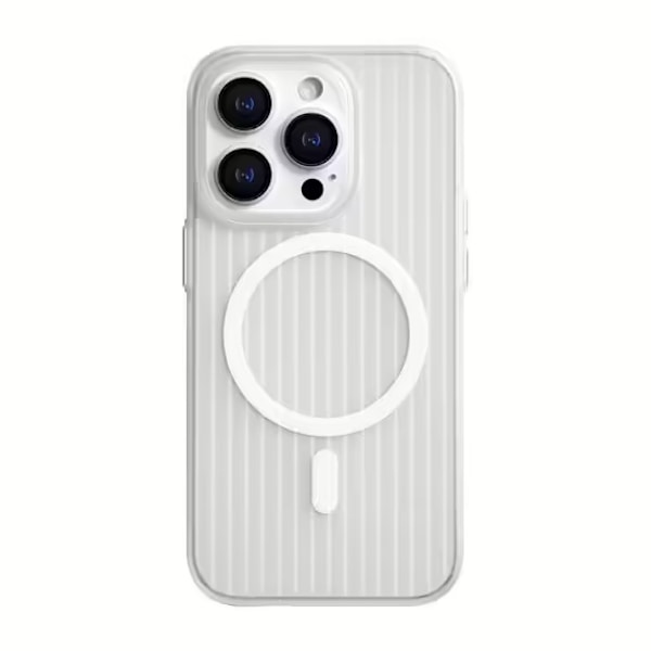 iPhone 15 Pro Max Mobilskal Korrugerad - Transparent