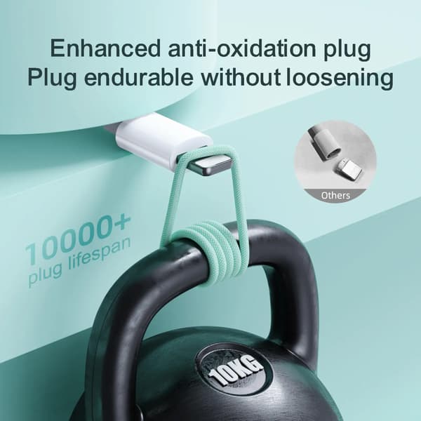 SiGN Boost USB-C till Lightning Kabel, 20W, 1m - Rosa