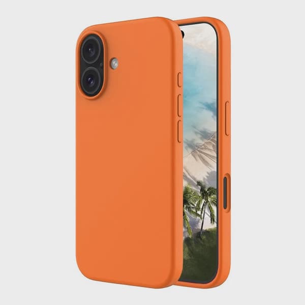 Rvelon Mobilskal Silikon MagSafe för iPhone 17 - Orange