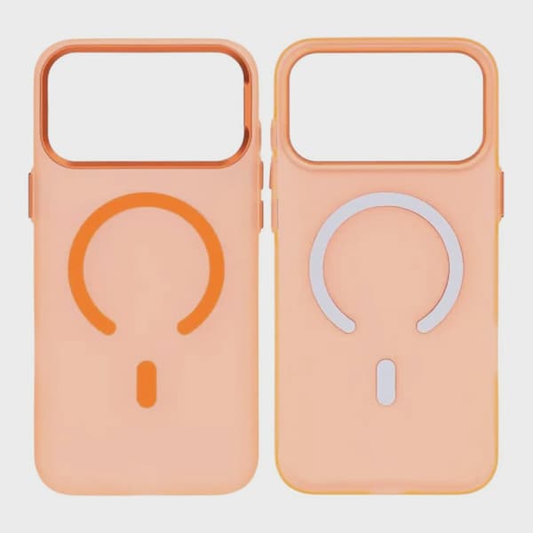 Magsafe-skal iPhone 17 Pro Max, Kameraskydd - Frostat Orange