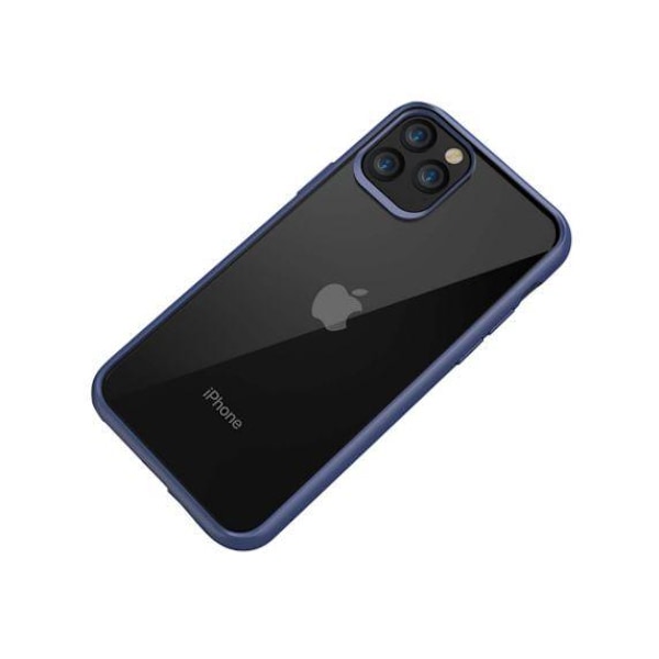 iPhone 11 Pro Transparent Shockproof With TPU Edge Case Blue