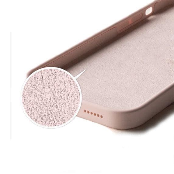 iPhone 15 Plus Silikonskal - Sand Rosa