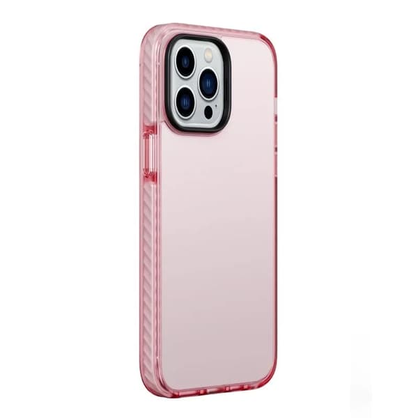 Phone 15 Pro Stöttåligt TPU Mobilskal - Rosa