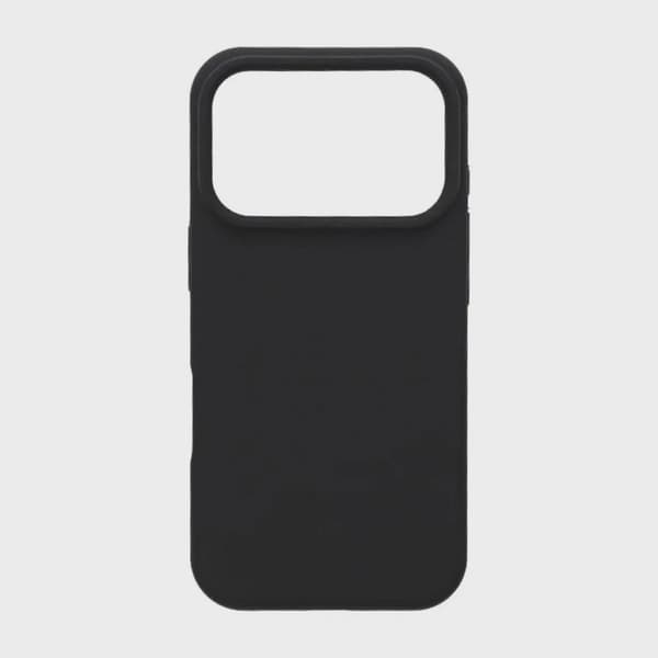 Mjukt Silikonskal för iPhone 17 Pro - Svart