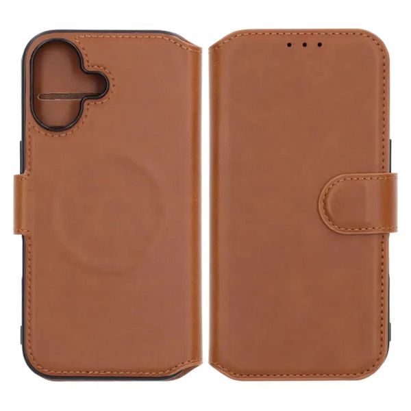 RV Wallet Case iPhone 17 Brown