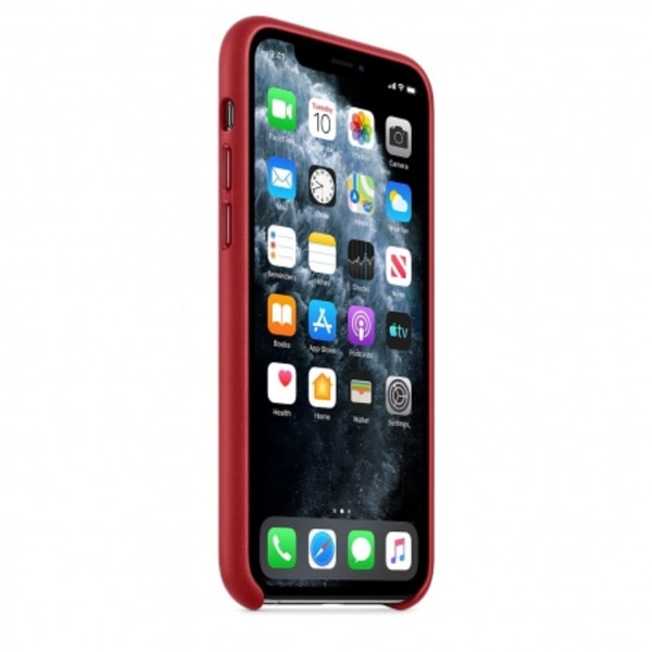 Apple iPhone 11 Pro Leather Case - RED