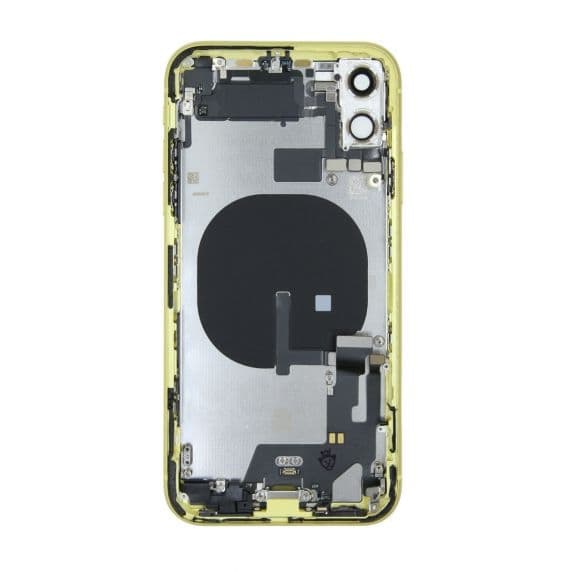 iPhone 11 Baksida Med Komplett Ram - Gul
