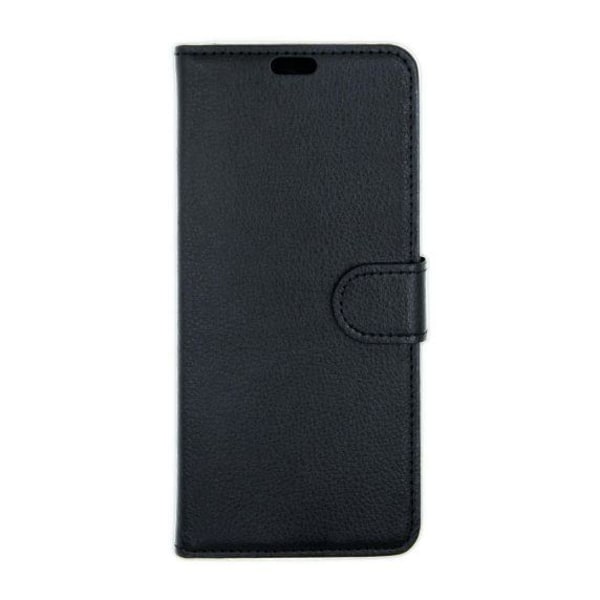 Flip Stand Leather Wallet Case For Sony Xperia 1 Black