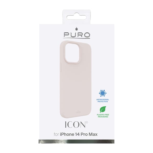 Puro Icon fodral till iPhone 14 Pro Max (rosa)