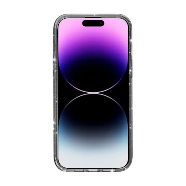 iPhone 15 Pro Max Mobilskal Glitter Magsafe - Svart