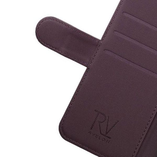 RV Magnetiskt Plånboksfodral - iPhone X/XS - Mörklila