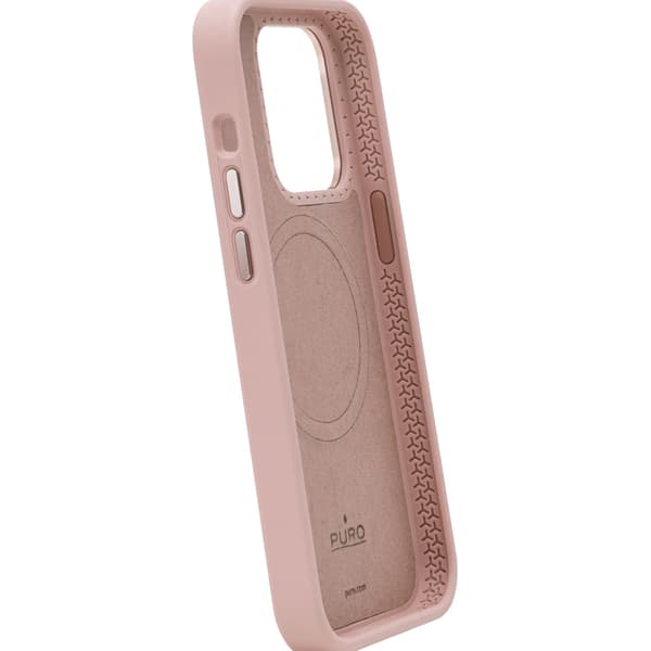 iPhone 15 Pro silicone cover ICON MAG PRO, rose