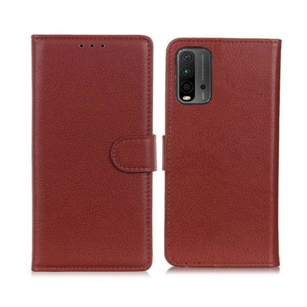 Flip Stand Leather Wallet Case For Xiaomi Redmi 9T/ Mi POCO M3 B