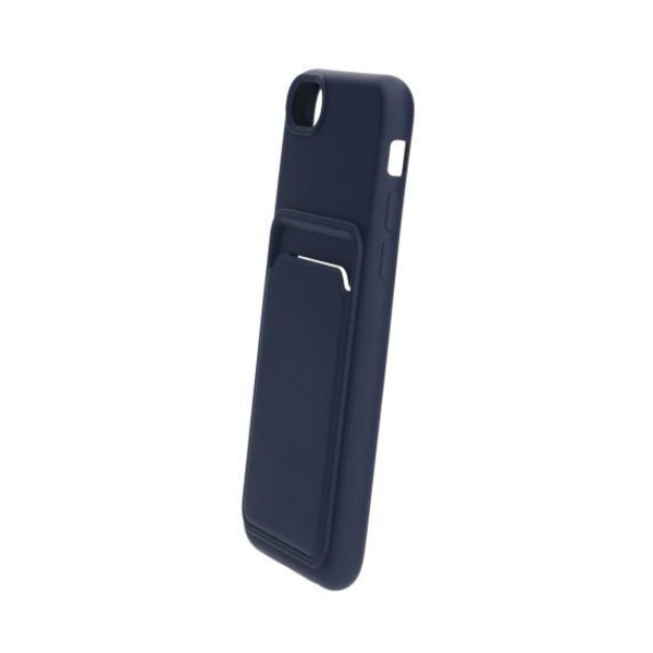 Silikonskal med Korthållare iPhone 7/8/SE (2020/2022) - Blå