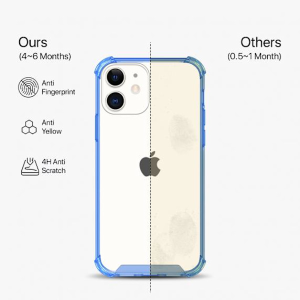 iPhone 12 mini Shockproof Case Blue