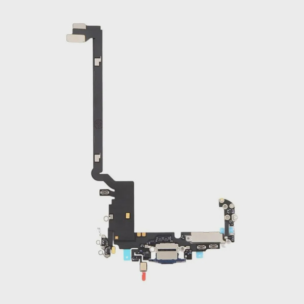Laddkontakt med Flexkabel för iPhone 17 Pro Max - Blå