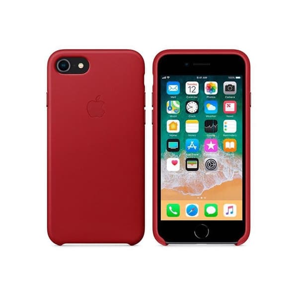 Apple Leather Case – iPhone 7/8/SE 2020/SE2022 - RÖD