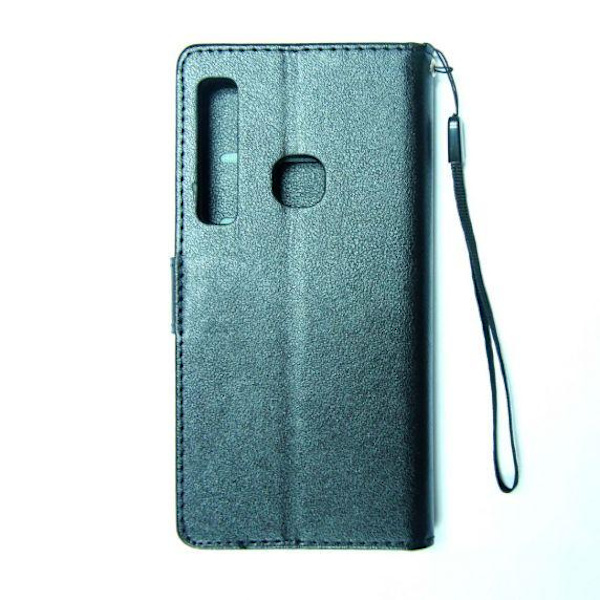 Samsung Galaxy A9 2018 Plånboksfodral med Stativ Färg Svart