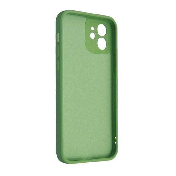 Apple iPhone 12 Mini Soft Silicone Case Matcha Green with Camera Cover High Quality