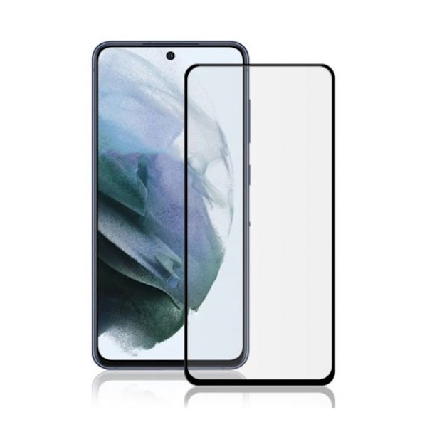 Skärmskydd Galaxy S21 FE - 3D Härdat Glas Svart (5-pack)