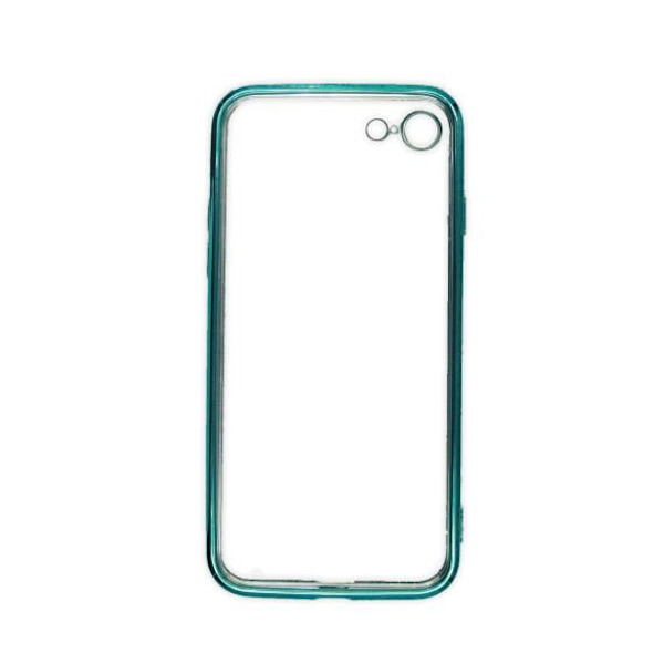 Apple iPhone 7/8 Luxury Classic Square Frame Protection Case Gre