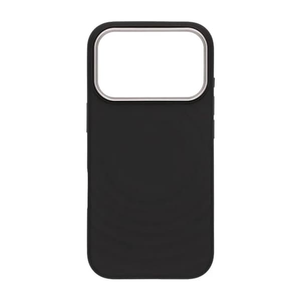 Mobilskal Silikon med Magsafe för iPhone 17 Pro - Svart