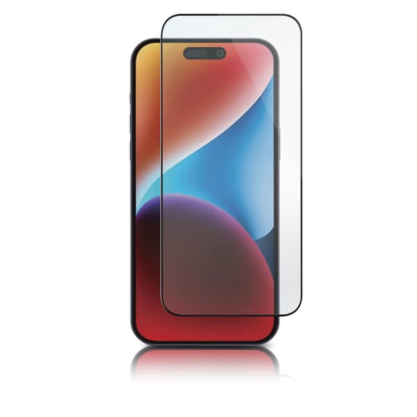 PANZER Full-fit Silicate Skärmskydd för iPhone 15 Pro Max