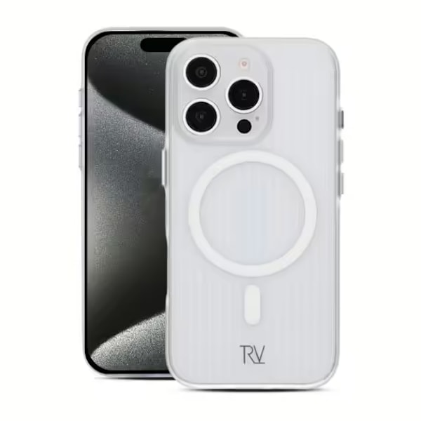 iPhone 16 Pro Max Mobilskal Korrugerad Magsafe Rvelon - Transparent
