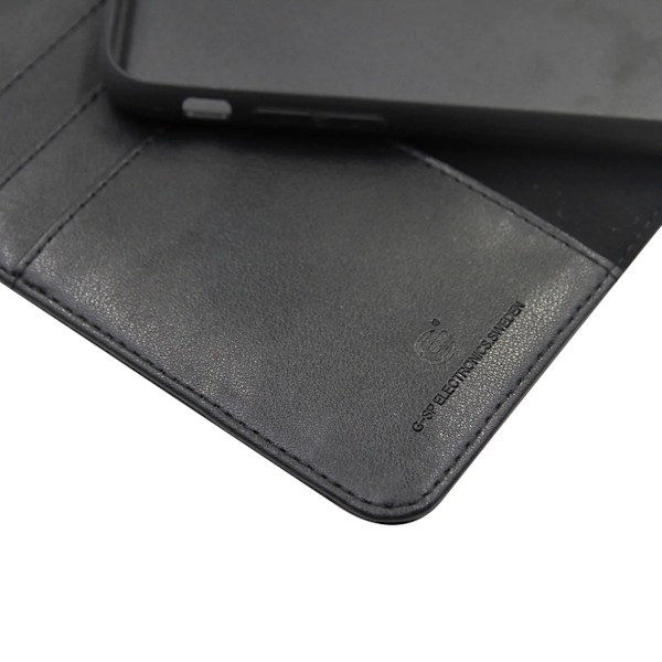 iPhone 6/6S Plånboksfodral Magnet Läder med Stativ - Svart