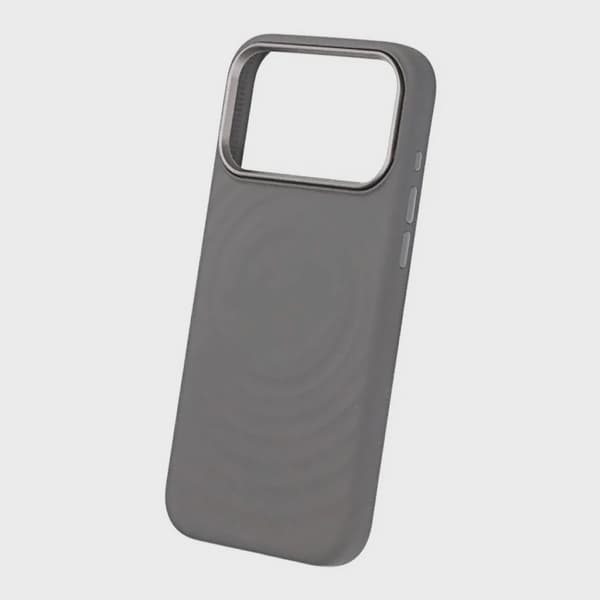 Mörkgrå Silikonskal med Magsafe för iPhone 17 Pro Max