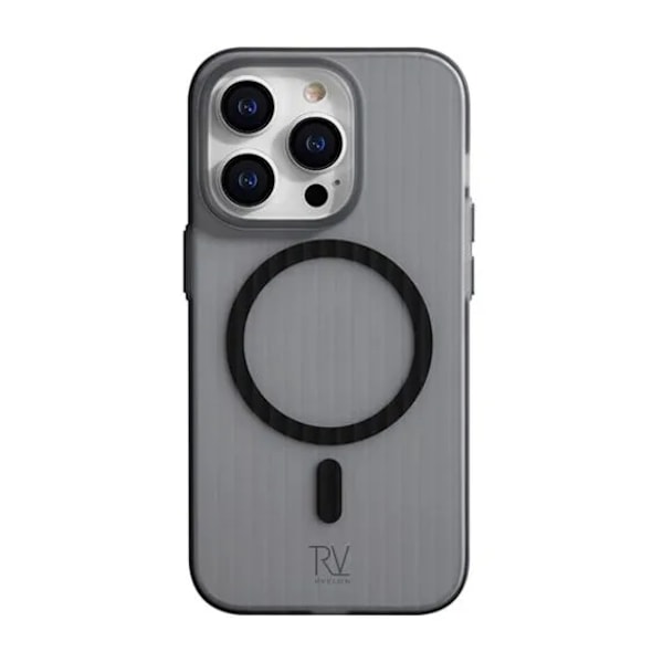 iPhone 12 Pro Max Mobilskal Korrugerad med Magsafe Rvelon - Grå