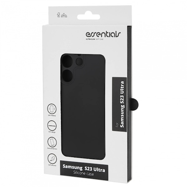 Samsung Galaxy S23 Ultra silicone back cover, blk