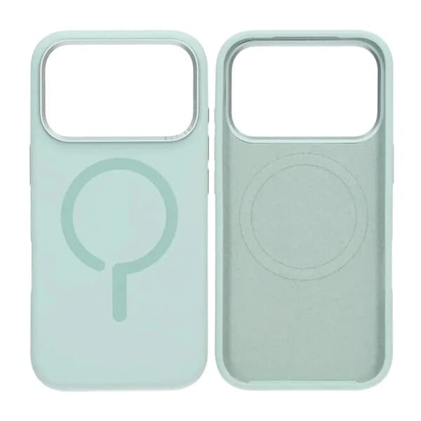 Metal Eagle Eye Liquid Magnetic Silicone Case iPhone 17 Pro Max Green