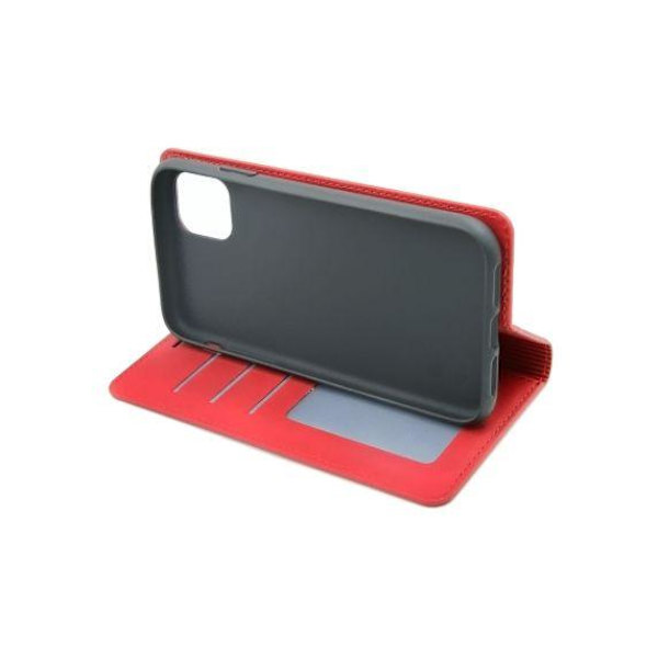Flip Stand Magnetische Leather Case For iPhone 11 Pro Max Red
