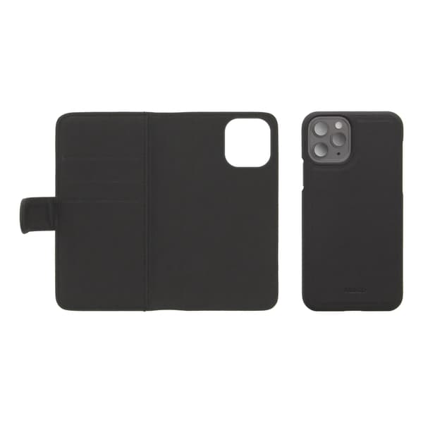 Plånboksfodral 2-i-1, iPhone 12 Pro Max, magnetiskt skal, svart