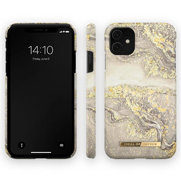 iDeal Of Sweden Fashion Skal för iPhone 11 & XR - Sparkle Greige