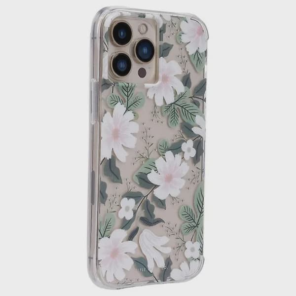 Rifle Paper Clear – Fodral för iPhone 13 Pro (Willow)
